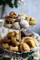 Traditional Moroccan cookies . Holiday ending Ramadan. 