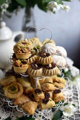 Traditional Moroccan cookies . Holiday ending Ramadan. 