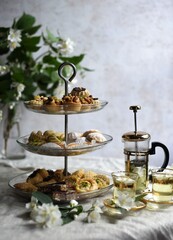Traditional Moroccan cookies . Holiday ending Ramadan. 