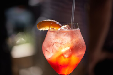 Cocktail on Outdoor Patio