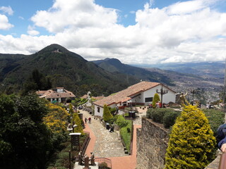 Views from Montserrate Bogota Colombia mountain 2019