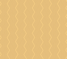 Naklejka premium Lined hexagonal geometrical pattern seamless repeat background