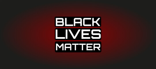 Obraz premium Black Lives Matter, I Can't Breathe. Protest Banner about Human Right of Black People in US. Black Lives Matter. America.