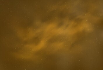 Light Orange vector pattern with night sky stars. Shining colored illustration with bright astronomical stars. Pattern for astronomy websites.