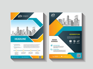 Vector Brochure modern design Layout template info graphic