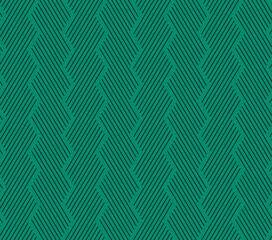 Fototapeta premium Lined hexagonal geometrical pattern seamless repeat background