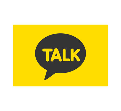 Message app KakaoTalk logo. KakaoTalk app on Google Play Store website . Kharkiv, Ukraine - June 15, 2020