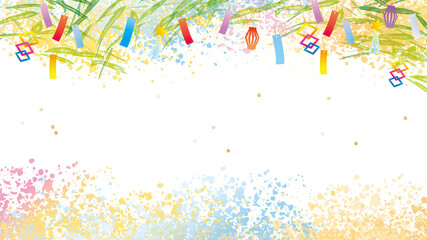 七夕の空のイメージ背景