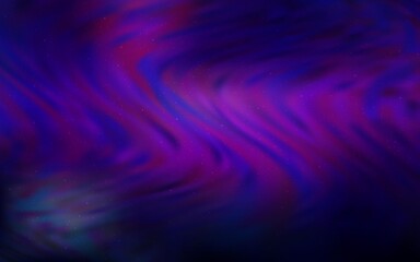 Dark Purple, Pink vector texture with milky way stars. Modern abstract illustration with Big Dipper stars. Pattern for futuristic ad, booklets.