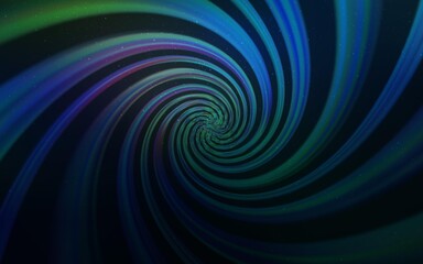 Dark BLUE vector texture with milky way stars. Shining colored illustration with bright astronomical stars. Smart design for your business advert.