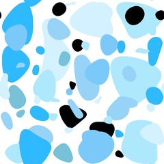 Naklejka na ściany i meble Light BLUE vector seamless backdrop with dots. Blurred decorative design in abstract style with bubbles. Design for wallpaper, fabric makers.