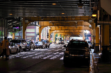 The world-famous elevated Subway in Chicago, Illinois is called the L, or the Loop