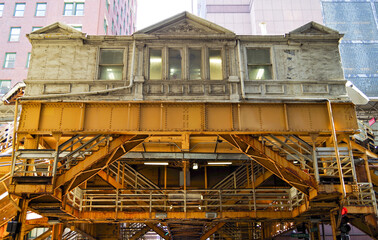 The world-famous elevated Subway in Chicago, Illinois is called the L, or the Loop