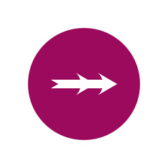 Next arrows or right direction block style icon vector design