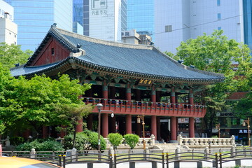 Seoul South Korea - Bosingak Bell Pavilion