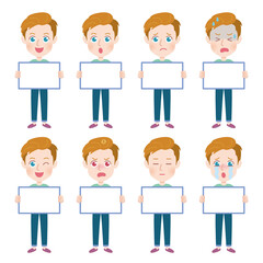 cute type blonde dad_white board