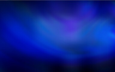 Dark BLUE vector abstract bright template. Colorful abstract illustration with gradient. The best blurred design for your business.