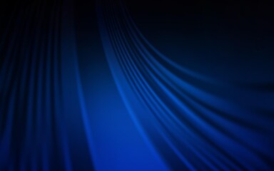 Dark BLUE vector pattern with wry lines. Colorful abstract illustration with gradient lines. Abstract design for your web site.