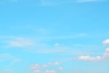 Blue sky and white clouds