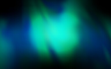 Dark Blue, Green vector blurred bright pattern. Glitter abstract illustration with gradient design. New style for your business design.