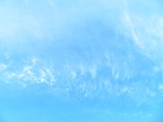 Fototapeta na wymiar 日本の田舎の風景　2月　早春の青空