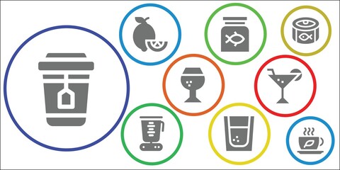 juice icon set