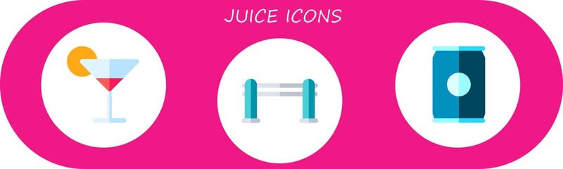 juice icon set