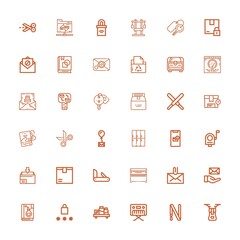 Editable 36 open icons for web and mobile