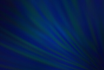 Fototapeta premium Dark BLUE vector template with repeated sticks. Lines on blurred abstract background with gradient. Pattern for ads, posters, banners.