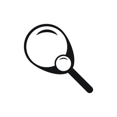 Search icon design isolated on white background