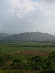 landscape with clouds