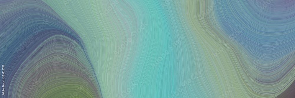 Poster soft abstract artistic waves graphic with smooth swirl waves background illustration with light slat
