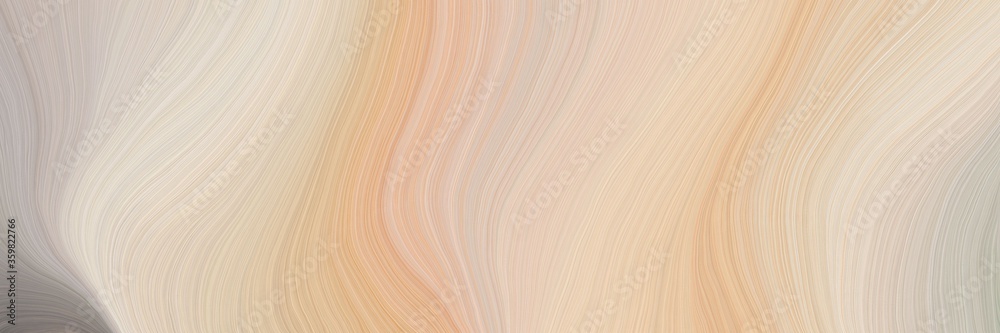 Poster soft abstract artistic waves graphic with modern curvy waves background design with pastel gray, gra
