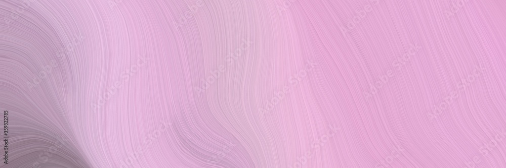 Poster soft abstract art waves graphic with modern waves background design with plum, thistle and gray gray color