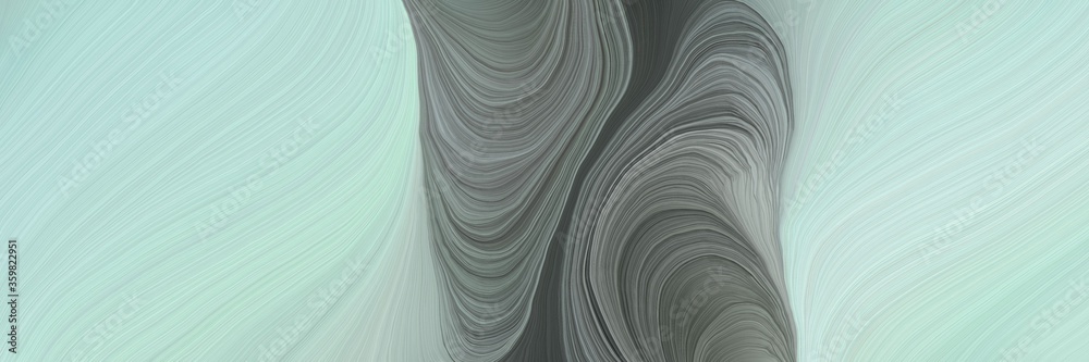 Aufkleber soft background graphic with modern soft swirl waves background illustration with powder blue, dim g