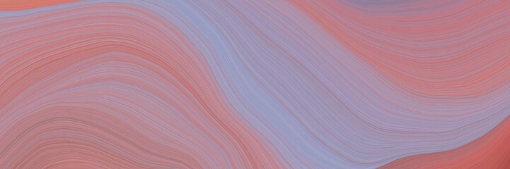 soft abstract art waves graphic with elegant curvy swirl waves background illustration with rosy brown, light pastel purple and indian red color