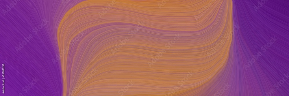 Aufkleber soft abstract art waves graphic with smooth swirl waves background design with indian red, indigo an