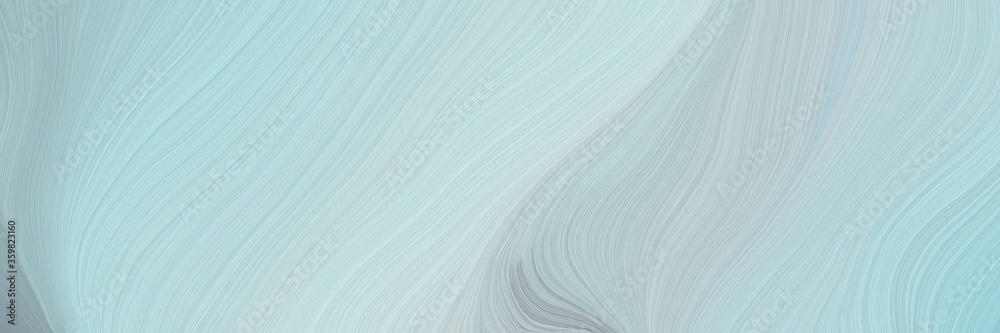 Poster soft abstract art waves graphic with abstract waves illustration with pastel blue, powder blue and d