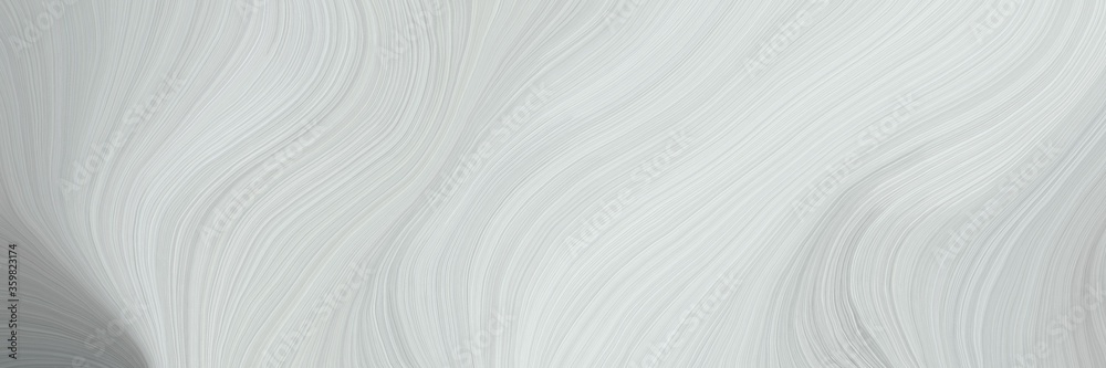 Poster soft abstract artistic waves graphic with modern curvy waves background design with light gray, gray