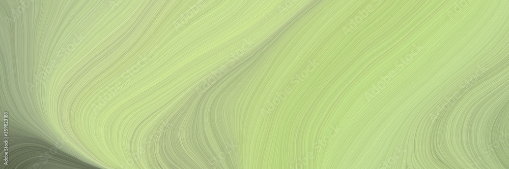 Poster soft abstract artistic waves graphic with curvy background illustration with tan, dim gray and gray 