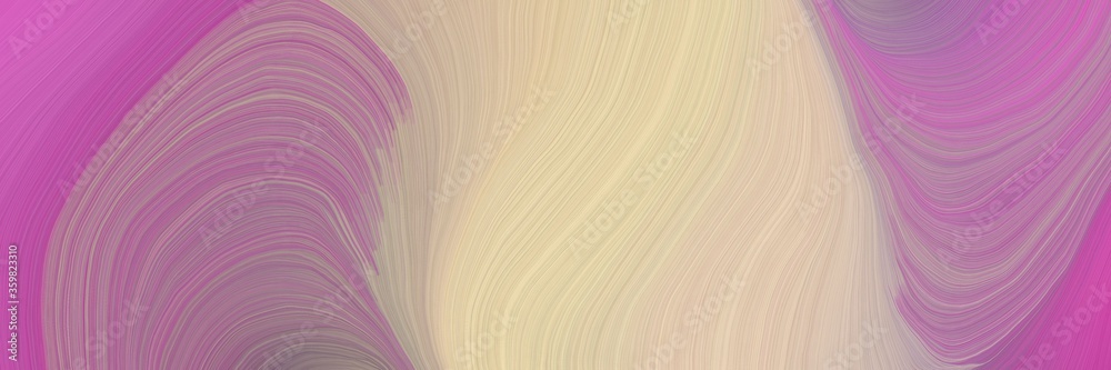 Poster soft abstract artistic waves graphic with modern waves background design with rosy brown, wheat and tan color