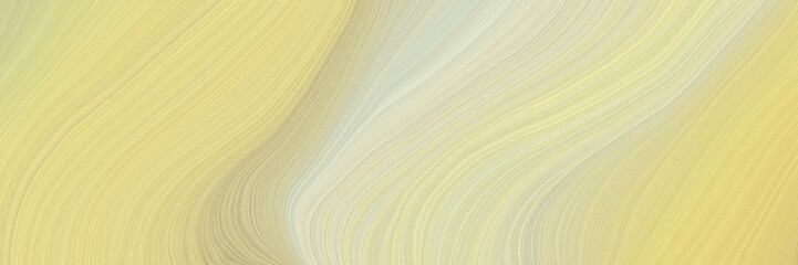 soft background graphic with contemporary waves illustration with pale golden rod, khaki and antique white color