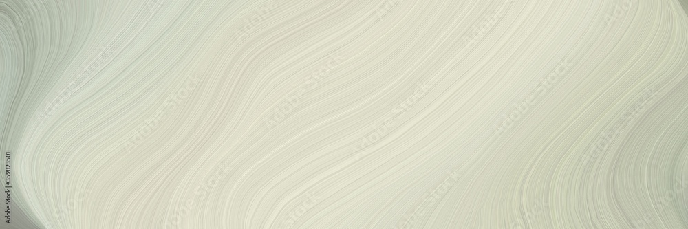Poster soft abstract artistic waves graphic with elegant curvy swirl waves background design with pastel gr