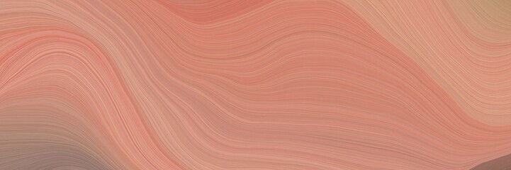 soft artistic art design graphic with abstract waves design with dark salmon, pastel brown and rosy brown color