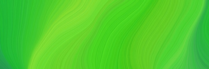 soft abstract art waves graphic with smooth swirl waves background illustration with moderate green, lime green and yellow green color