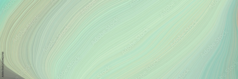 Aufkleber soft artistic art design graphic with modern soft curvy waves background design with pastel gray, light slate gray and gray gray color