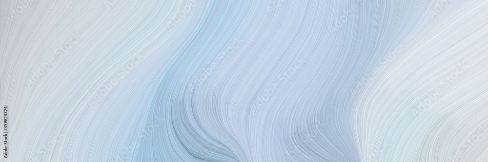 Poster soft abstract artistic waves graphic with elegant curvy swirl waves background design with light gra