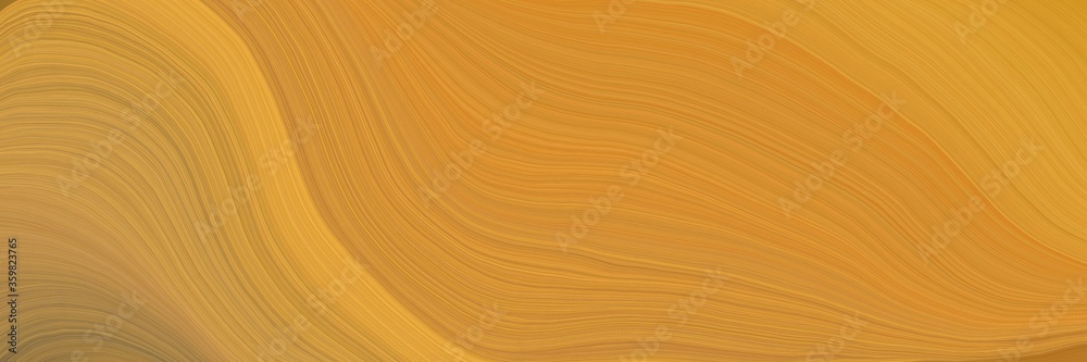 Aufkleber soft background graphic with smooth swirl waves background illustration with peru, pastel brown and 