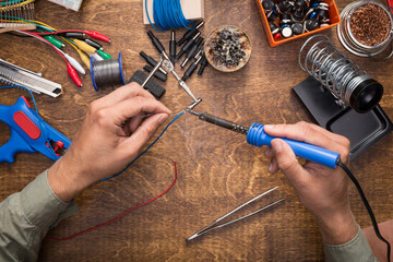 DIY electronics repair making