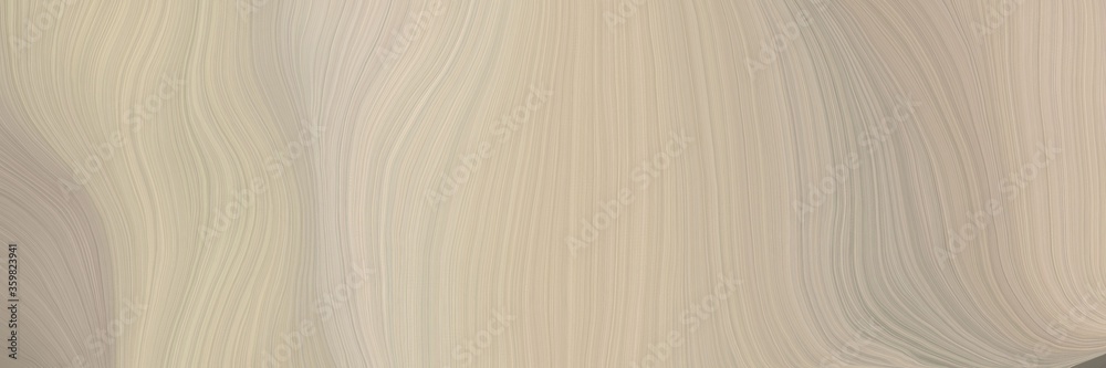 Poster soft artistic art design graphic with abstract waves design with tan, rosy brown and old lavender co
